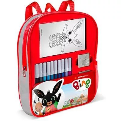 Bing nyuszi bélyegző szett hátizsákban