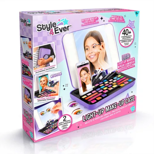 Style 4 Ever Sminktáska LED fényekkel