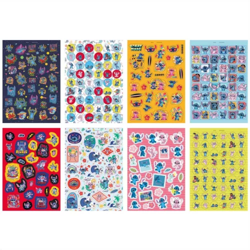 Moxy Stitch csillogó matricák, 8 ív