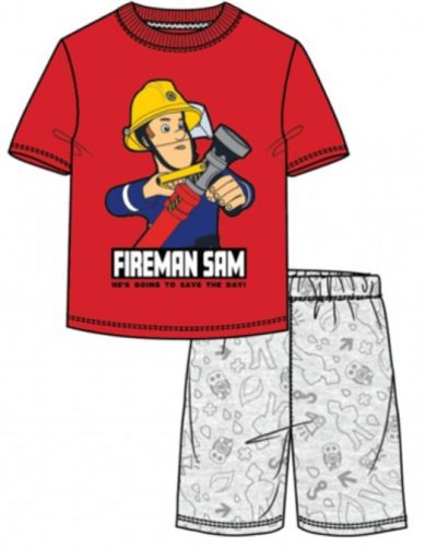 Sam a tűzoltó gyerek rövid pizsama 122/128 cm