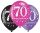 Happy Birthday 70 Pink léggömb, lufi 6 db-os
