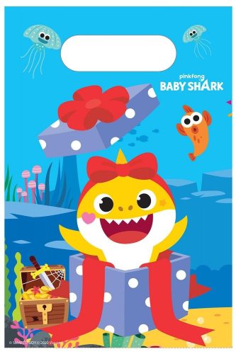 Baby Shark ajándéktasak 8 db-os