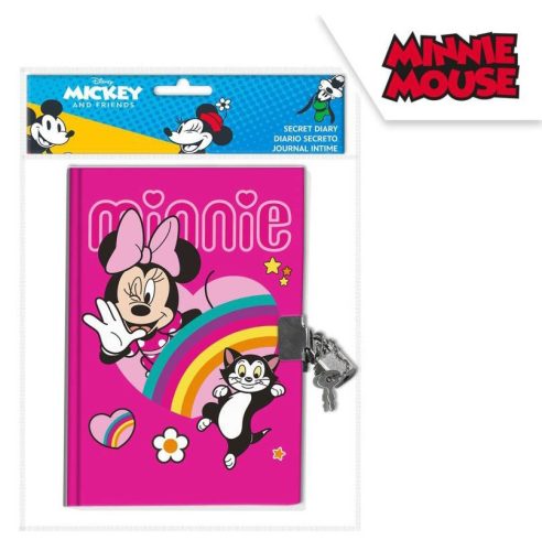 Disney Minnie emlékkönyv, lakatos napló