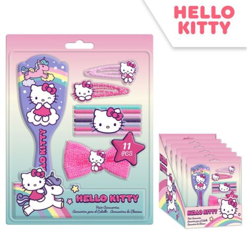 Hello Kitty haj kiegészítő 11 db-os szett