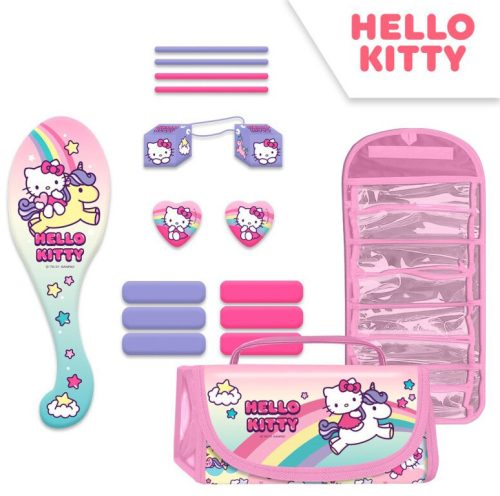 Hello Kitty haj kiegészítő + neszeszer táska
