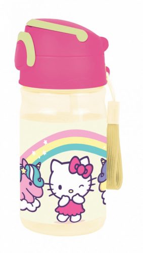 Hello Kitty műanyag kulacs akasztóval 350 ml