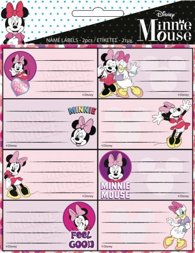 Disney Minnie füzetcímke 16 db-os