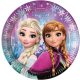 Disney Frozen Northern Lights, Jégvarázs papírtányér 8 db-os 23 cm