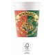 Harry Potter Hogwarts Houses papír pohár 8 db-os 200 ml FSC