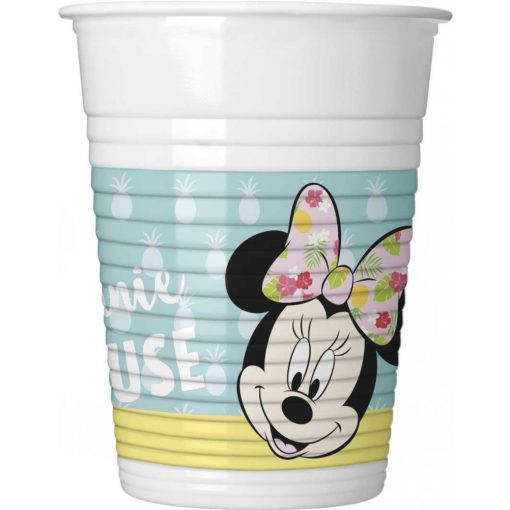 Disney Minnie Tropical Műanyag pohár 8 db-os 200 ml