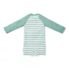 Little Dutch hosszú ujjú úszóoverál Stripes Surf Blue - 86/92