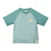 Little Dutch rövid ujjú úszó póló Seashells Surf Blue - 74/80