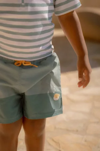 Little Dutch fürdőnadrág Seashells Surf Blue - 74/80