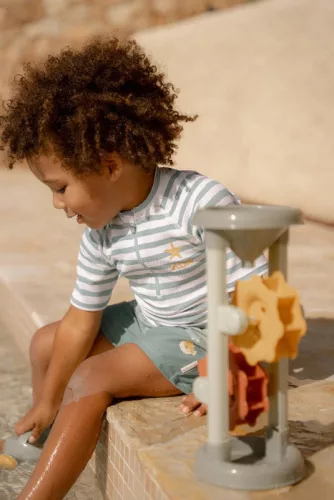 Little Dutch fürdőnadrág Seashells Surf Blue - 74/80