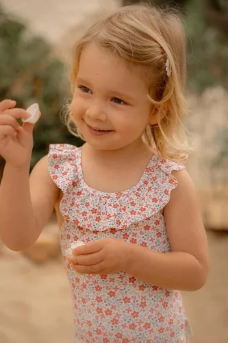 Little Dutch fürdőruha Sunny Flowers Multi-colour - 74/80