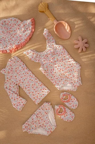 Little Dutch fürdőruha Sunny Flowers Multi-colour - 74/80