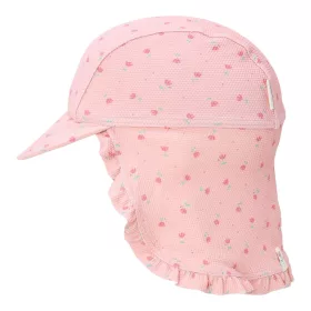 Little Dutch strand sapka Sunny Flowers Blush - 1-es méret