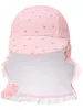 Little Dutch strand sapka Sunny Flowers Blush - 1-es méret