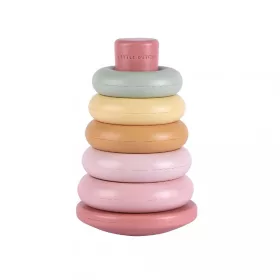 Little Dutch műanyag montessori torony - pink