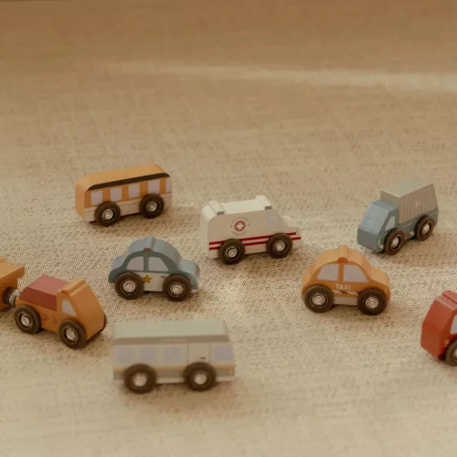 Little Dutch kisautó készlet - vasúti sínpályához