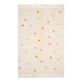 Little Dutch gyerekszőnyeg pink pöttyös 120x170 cm