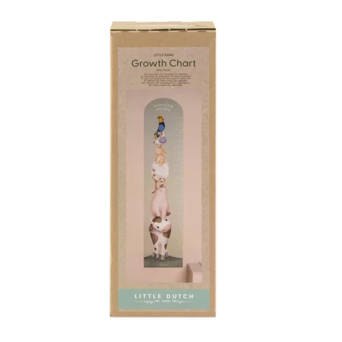 Little Dutch magasságmérő falmatrica Little Farm