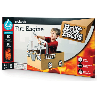 Makedo - BoxProps Közlekedés: Tűzoltóautó