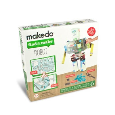 Find & make robot Makedo