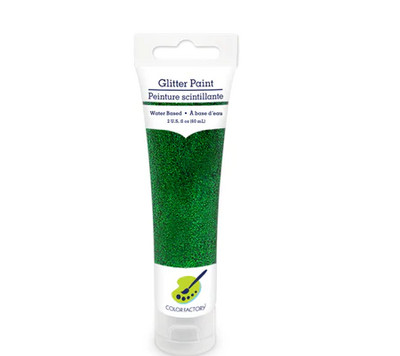 Glitter festék 60 ml dazzling metallics - zöld