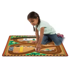   Melissa & Doug 19407  JÁTSZÓSZŐNYEG 100X90 CM ÉPÍTKEZÉS