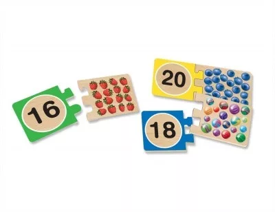Melissa & Doug 2542 Fa készségfejlesztő játék Számpárok