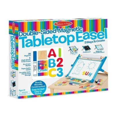 Melissa & Doug 2790  KREATÍV JÁTÉK KÉTOLDALÚ RAJZTÁBLA