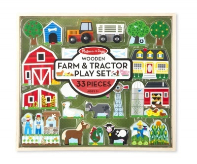 Melissa & Doug 4800 Fa építőjáték Farm és traktor
