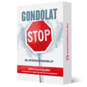   Gondolat Stop kártyajáték – Önismereti és stresszkezelő kártya 60 játékos gyakorlattal