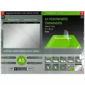   Öntapadós tankönyv és füzet borító fólia - A5, sima, 10 ív