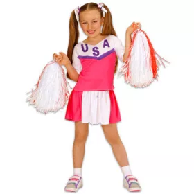 Pompom lány jelmez - 128 cm