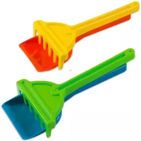   Homokozólapát és gereblye szettben - 26 cm, több színben