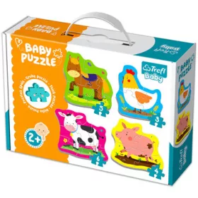 Trefl: Kisállatok a farmon 3-4-5-6 darabos baba puzzle