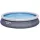 Bestway St Tropez Rattan Mintás Family Medence Vízforgatóval 396x84 cm