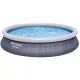 Bestway St Tropez Rattan Mintás Family Medence Vízforgatóval 396x84 cm