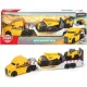 Dickie Volvo: óriás gépszállító kamion - 2 munkagéppel, 32 cm