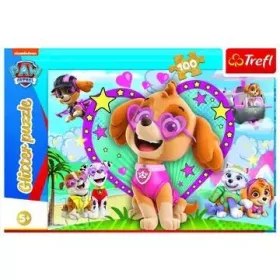 Trefl Mancs őrjárat glitteres puzzle - 100 db