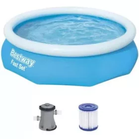   Bestway Fast Set kerti medence 305 cm - felfújható karimás családi medence