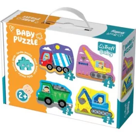 Trefl: Munkagépek bébi forma puzzle