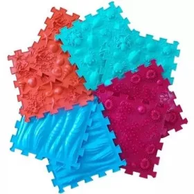   Ortho Puzzle: Ortopédiai masszázs szőnyeg szett, 8 darabos - Tenger