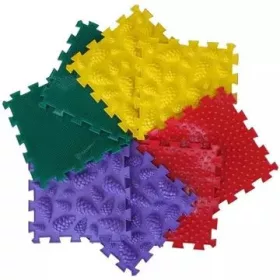   Ortho Puzzle: Ortopédiai masszázs szőnyeg szett, 8 darabos - Erdő