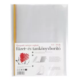   ICO: Süni öntapadós füzet és tankönyvborító 10 darab - A4