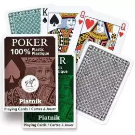 Plasztik póker kártya - 55 lapos, többféle