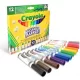 Crayola Lemosható Filctoll Készlet - 12 db, Tompahegyű
