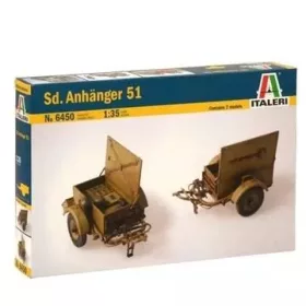   Italeri: Sd. Anhanger 51 Lőszerszállító pótkocsi makett, 1:35